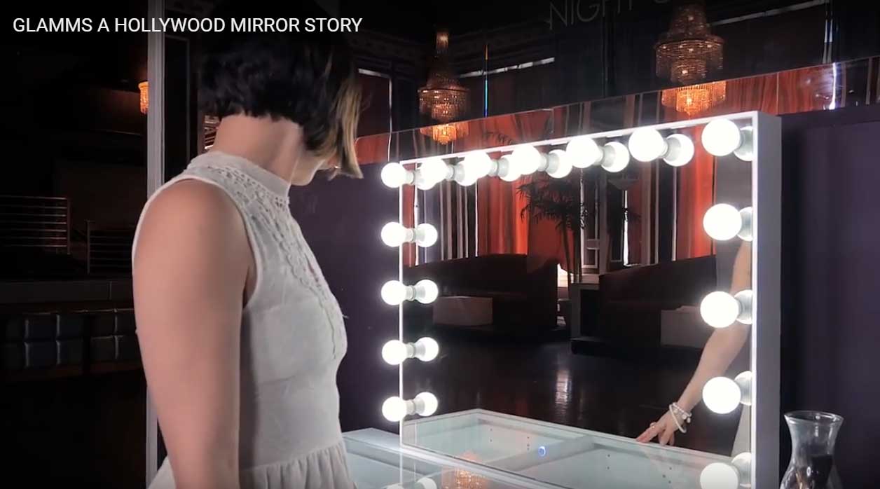 GLAMMS: Je-Mirror Mini Hollywood Makeup Mirror LED – Glam Mirrors